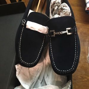 Alfani Navy Blue Loafers